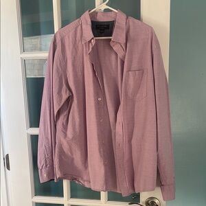 Banana Republic Factory Pink Button-Up Shirt